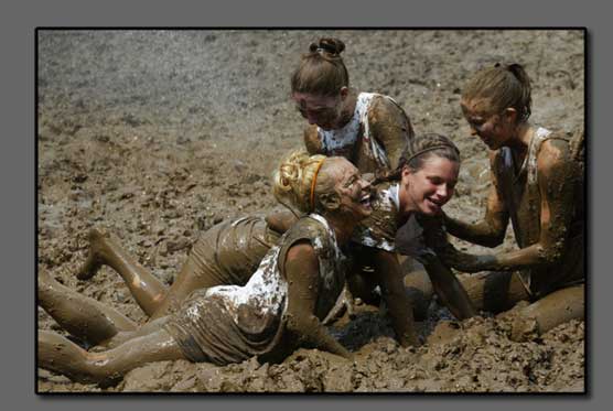 Mud Volleyball