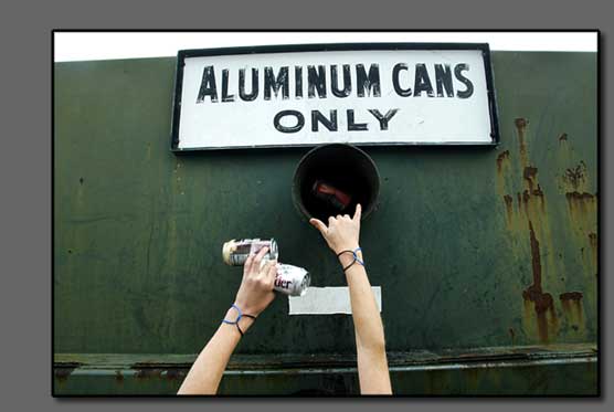 Alumunium cans